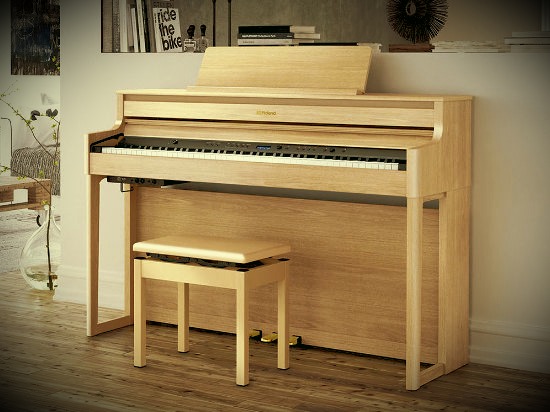 Roland HP700 - новая линейка цифровых фортепиано 
