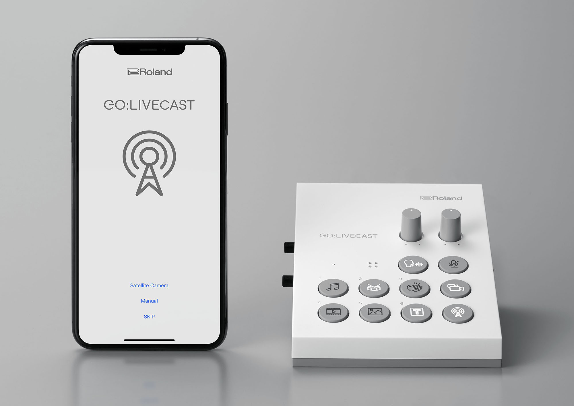 Roland GO:LIVECAST - портативная профессиональная студия вещания.