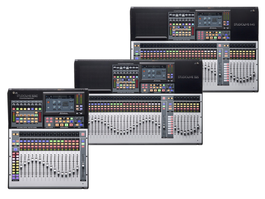 Новая линейка цифровых микшерных консолей PreSonus
