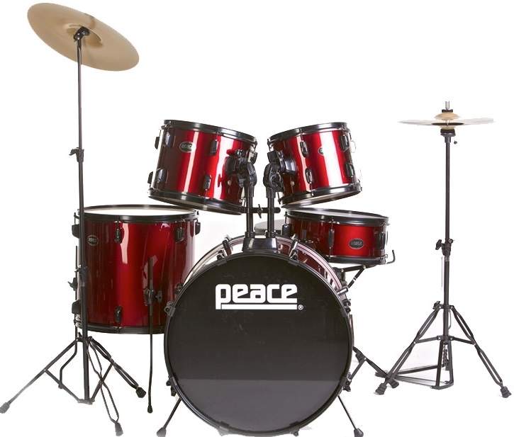 Купить барабанную установку Peace PRODIGY DP-109BK-22 Wine Red
