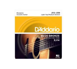 Купить D'addario EJ-14 Струны для акустической гитары (12-56)