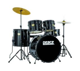 Купить Peace PRODIGY DP-109BK-22 Black (10,12,14,16,22) Барабанная установка в комплекте cо стойками