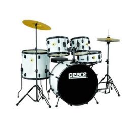 Купить Peace PRODIGY DP-109BK-22 White (10,12,14,16,22) Барабанная установка в комплекте cо стойками