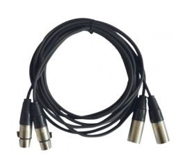Купить Hilec CL2XM2XF/0.6 Кабель 2 XLR- 2 XLR 0,6 м