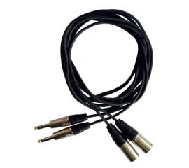 Купить Hilec CL41/3 Кабель 2 XLR- 2 stereo jack 3 м