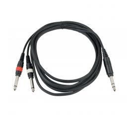 Купить Hilec CL36/3 Кабель stereo jack*2mono jack-3m