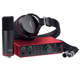 Купить Focusrite Scarlett 2i2 Studio 4th gen Звуковая карта в комплекте с микрофоном и наушниками