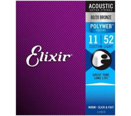 Купить Elixir 11025 Струны для акустической гитары (11-52)