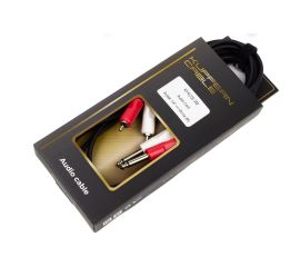 Купить KUPFERN KFAC053M Кабель 2 RCA * 2 mono jack-3 m