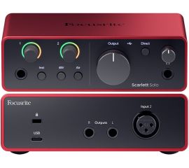 Купить Focusrite Scarlett Solo 4th gen Аудиоинтерфейс USB