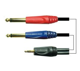 Купить Schulz Kabel GMS3 Кабель готовый 2mono jack*mini stereo jack 3m