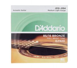 Купить D'addario EZ-920 Струны для акустической гитары (12-54)