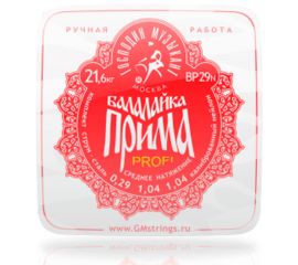 Купить BP29N Струны для балалайки прима "красные" (к-т) "Господин Музыкант"