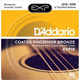 Купить D'addario EXP-19 Струны для акустической гитары (12-56)