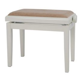 Купить Gewa 130050 Банкетка для фортепиано Ivory high gloss / beage seat