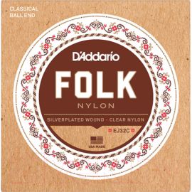 Купить D`addario EJ-32C Струны для классической гитары Folk