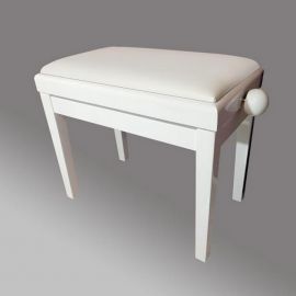 Купить RIN HY-PJ018A-SATIN-WHITE Банкетка для фортепиано