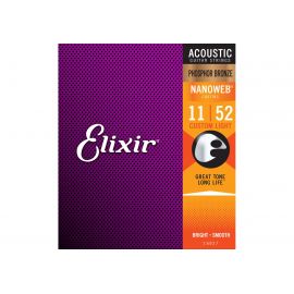 Купить Elixir 16027 Струны для акустической гитары (11-52)
