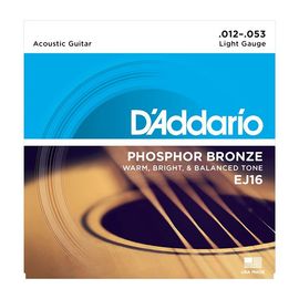 Купить D'addario EJ-16 Струны для акустической гитары (12-53)