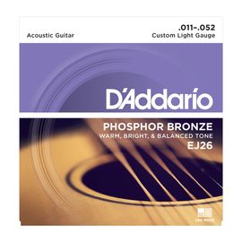 Купить D'addario EJ-26 Струны для акустической гитары (11-52)