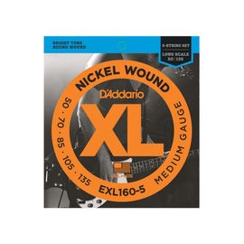Купить D'addario EXL-160-5 Струны для бас-гитары (50-135)