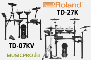 Новинки от V-Drums! Электронные ударные установки Roland TD-07KV и TD-27K.