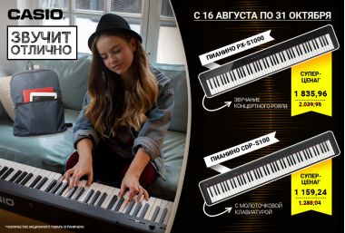 ЗВУЧИТ ОТЛИЧНО по отличной цене - CASIO!