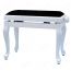 Купить Gewa 130350 Банкетка для фортепиано White highgloss / black seat Deluxe