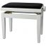 Купить Gewa 130030 Банкетка для фортепиано White gloss / black seat Deluxe