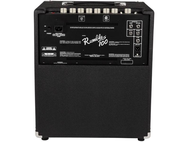 Купить FENDER RUMBLE 100 COMBO (V3) Комбоусилитель басовый
