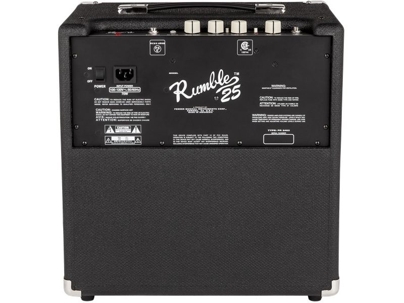 Купить FENDER RUMBLE 25 COMBO V3 Комбоусилитель басовый