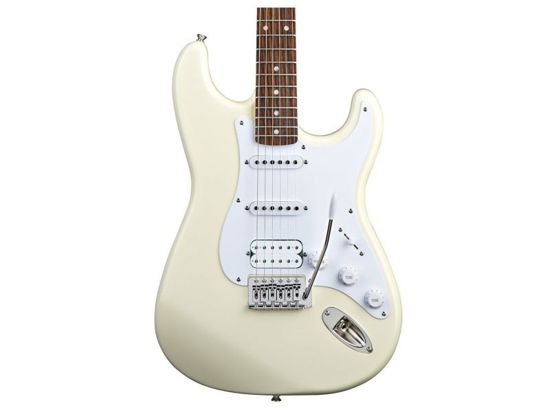 Купить FENDER SQUIER BULLET TREM HSS AWT Электрогитара (A076960)