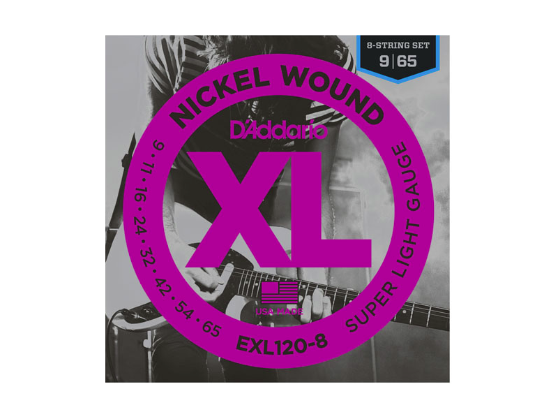 Купить D'addario EXL-120-8 Струны для электрогитары