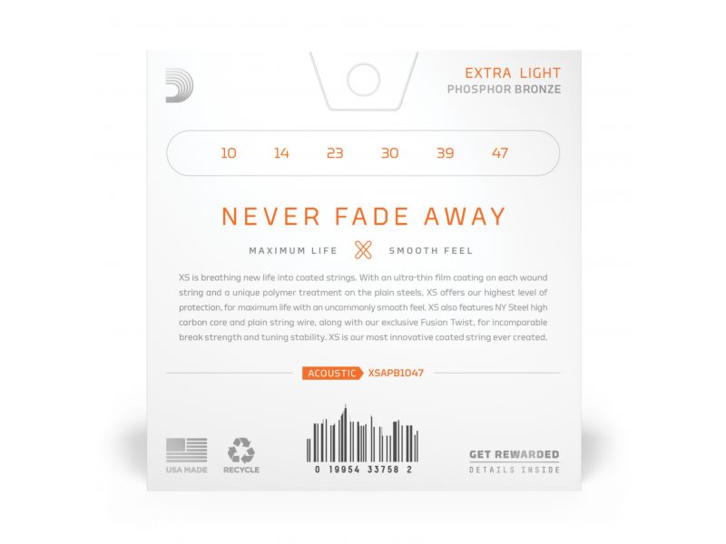 Купить D'addario XSAPB1047 Струны для акустической гитары (10-47)