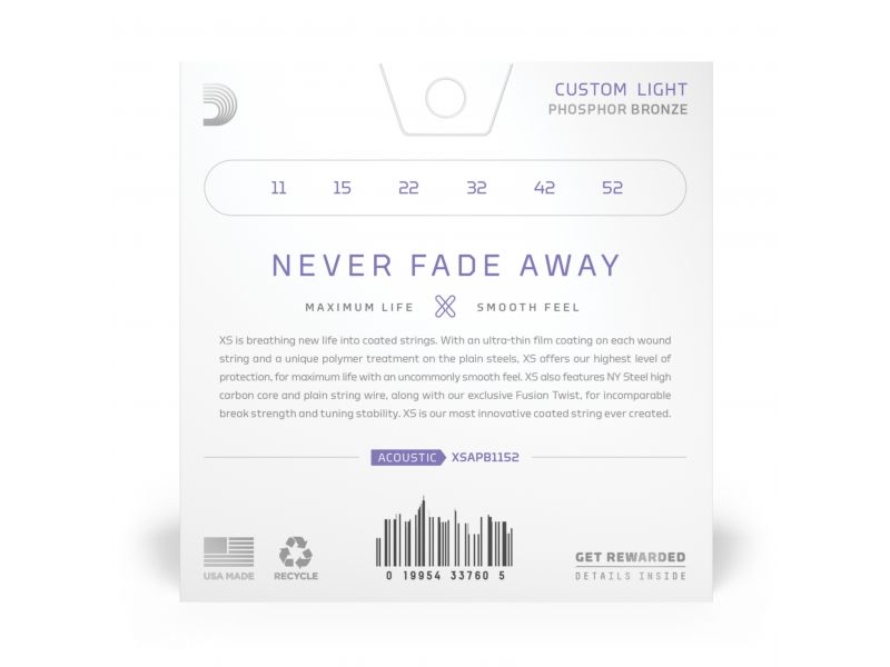 Купить D'addario XSAPB1152 Струны для акустической гитары (11-52)