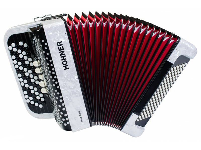 Купить Hohner NOVA III 96 B-System Баян  7/8, трехголосый
