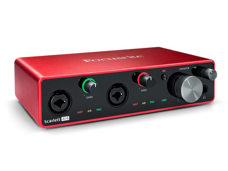 Купить Focusrite Scarlett 4i4 3rd gen аудиоинтерфейс USB