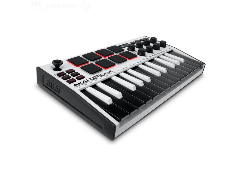Купить Akai Pro MPK Mini White MK3 контроллер USB/MIDI