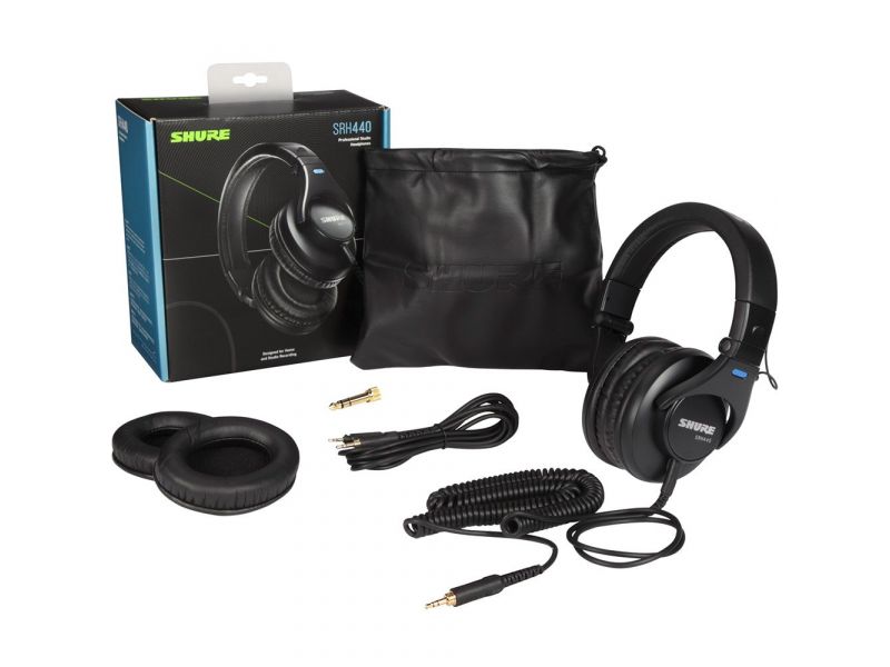 Купить Shure SRH440-BK-EFS Профессиональные наушники 'закрытого типа'