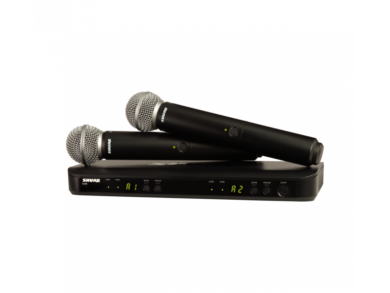 Купить Shure BLX288E/SM58 Радиосистема двойная с ручными передатчиками SM58