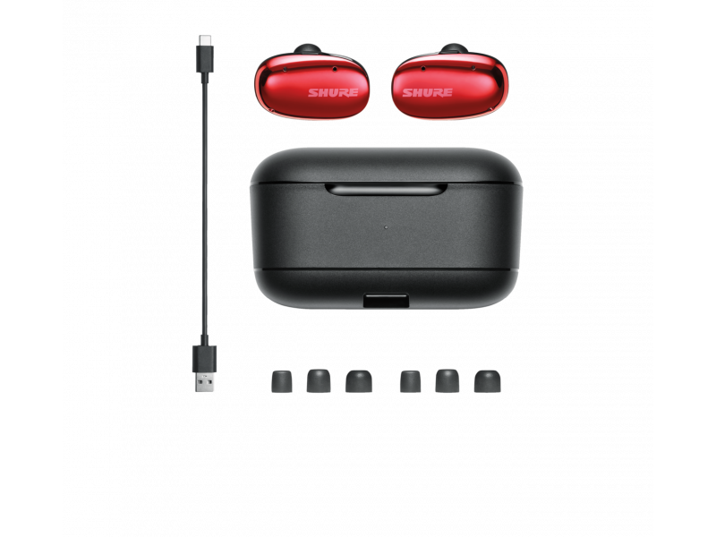 Купить Shure AONIC FREE (SBE1DYRD1-EFS) Наушники беспроводные внутриканальные