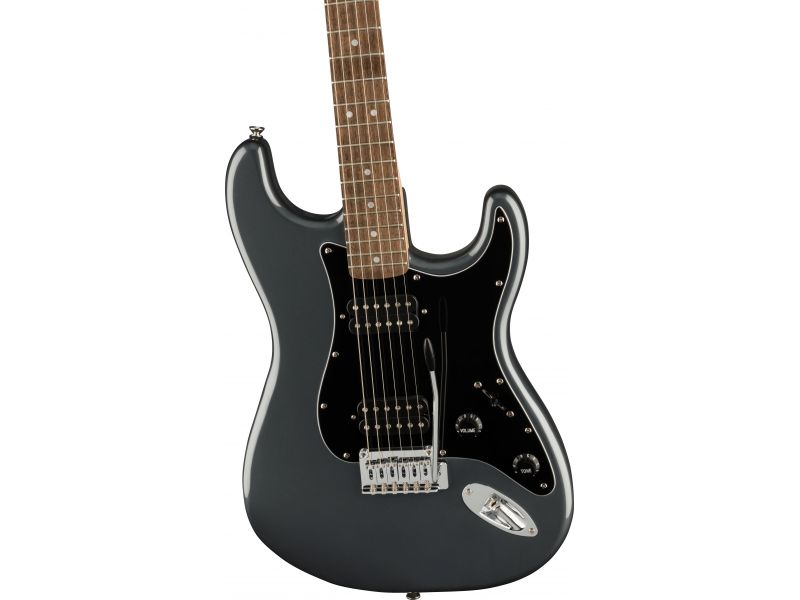 Купить Fender SQ  Affinity 2021 STR HH LRL Charcoal FM Электрогитара (A124814)