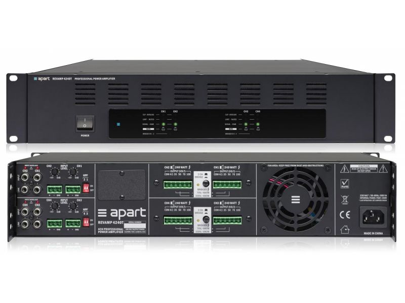 Купить Apart REVAMP4240T Усилитель мощности трансляционный