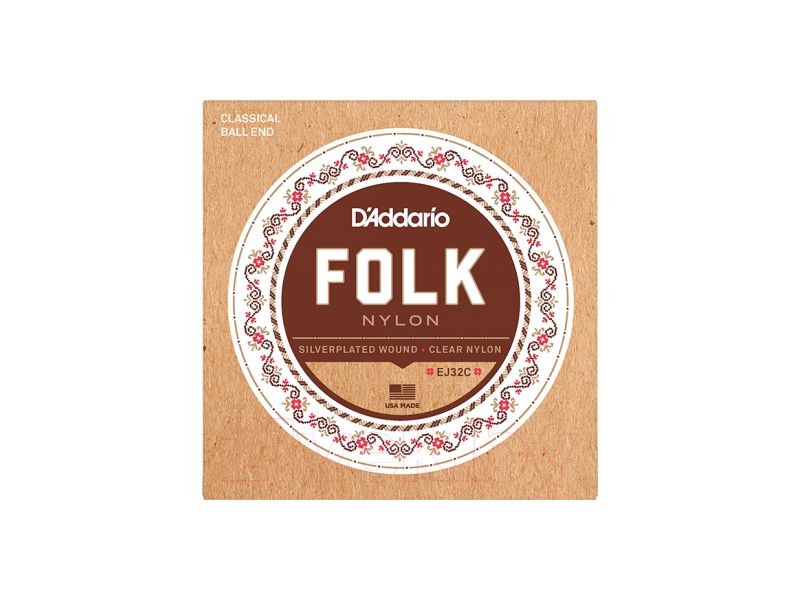 Купить D`addario EJ-32C Струны для классической гитары Folk