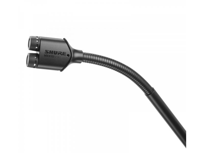 Купить Shure MX415DUAL/C Микрофон сдвоенный на гусиной шее с предусилителем