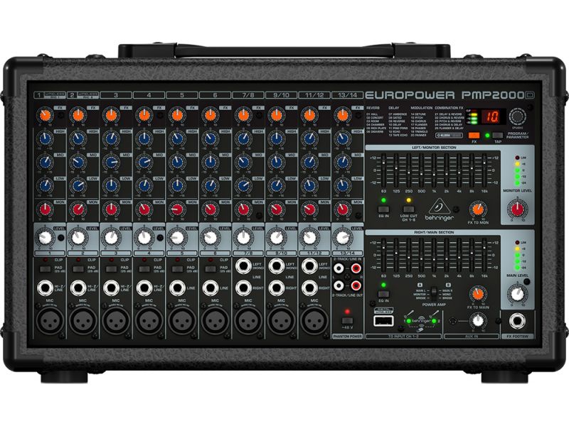Купить Behringer PMP2000D Микшерный пульт с усилителем