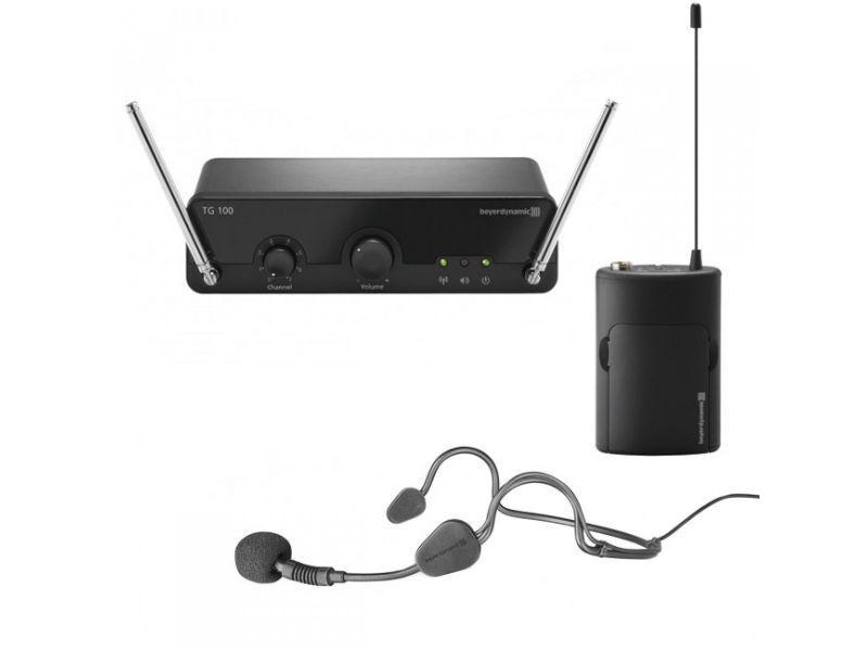 Купить Beyerdynamic TG 100 B-SET Радиомикрофонная система с головной гарнитурой H34c