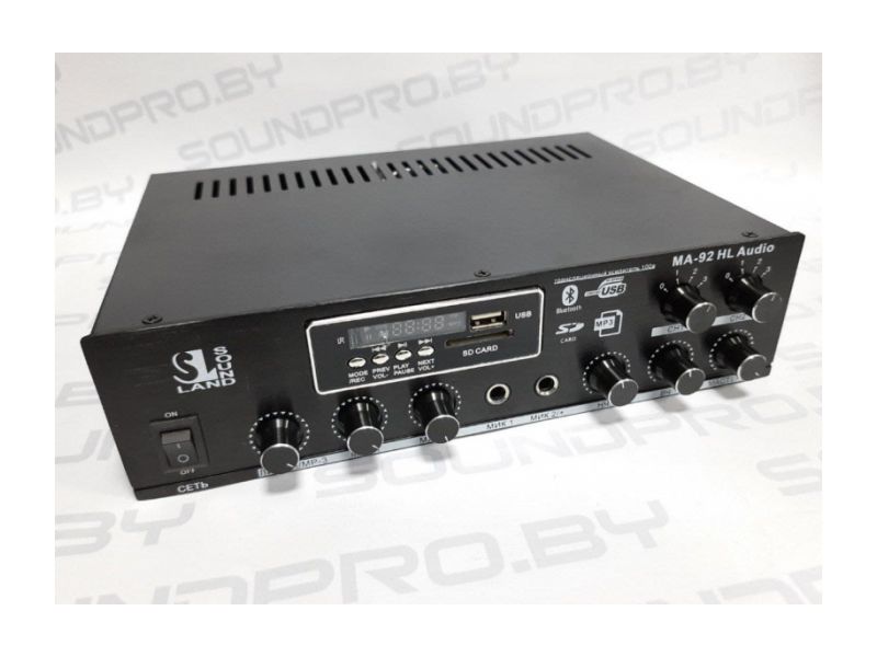 Купить HL-Audio MA-92 Микшер-усилитель трансляционный