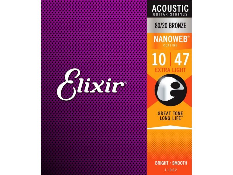 Купить Elixir 11002 Струны для акустической гитары (10-47)