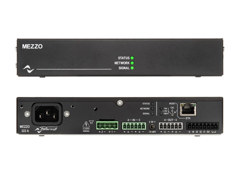 Купить PowerSoft Mezzo 322 A Усилитель мощности 4-х канальный